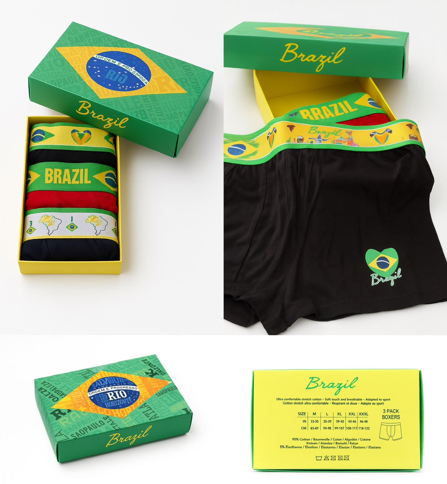 Chariot Premium Siyah Boxer